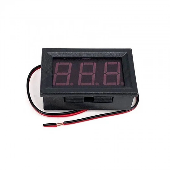 Two-wire DC 5V-120V digital 0.56" Green display voltmeter