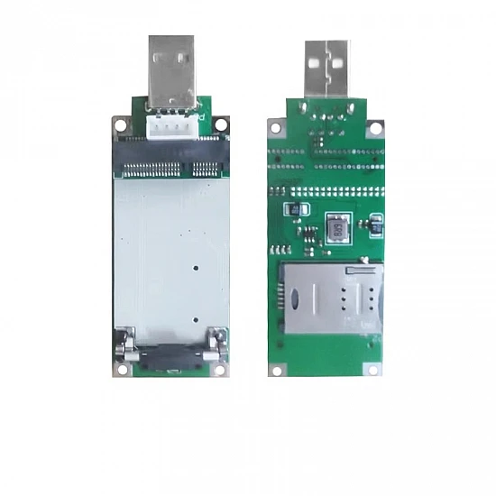 USB to MINIPCIE 4G module adapter board with SIM/UIM card holder