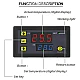 W3230 High Precision 220v Temperature Controller Digital Display Thermostat Module
