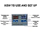 XK-W1099 Dual Digital Temperature and Humidity Controller 110-220V