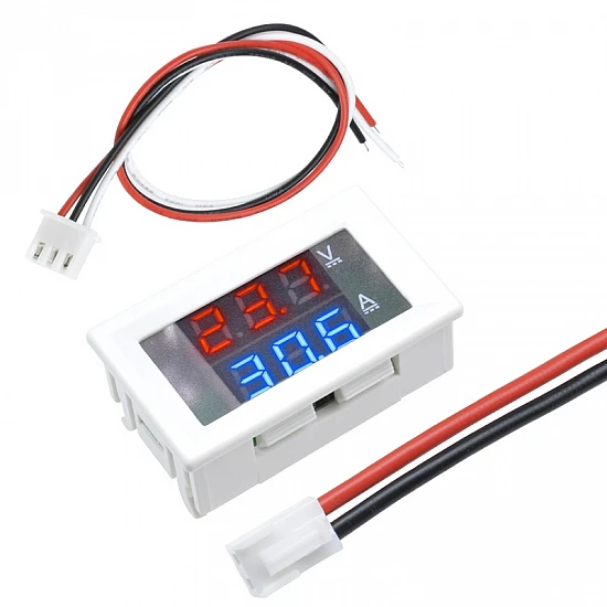 0.28inch Red Blue LED Digital Voltmeter Ammeter Tester