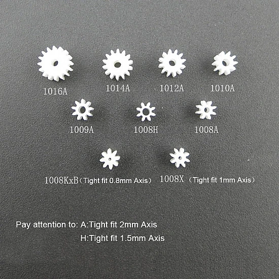 15 Types of Assorted Gears Pack