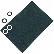 1S 18650 Battery Hollow Insulating Gasket - 100pcs