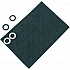 1S 18650 Battery Hollow Insulating Gasket - 100pcs