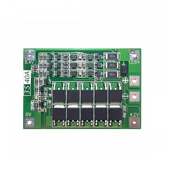 3S 11.1V 12.6V 40A 18650 Lithium Battery Protection Board