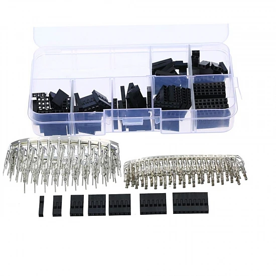 310pcs 2.54mm Male Female Dupont Wire Jumper Connector Kit