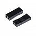 2-Pin 2.54mm Pitch Black Dupont Female Connector Housing Shell