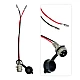 3-Pin E-Bike & Scooter Charging Port with Wire & Dust Cap