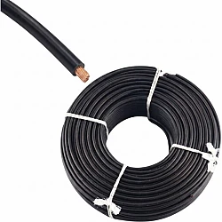 0.5 sq.mm Flexible Copper Wire 16/0.2 Black 5A B050gp  (1 meter)