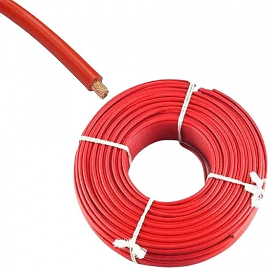 1 sq.mm Flexible Copper Wire 32/0.2 Red 13A B100gp