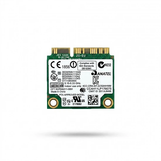Intel Centrino 6235ANHMW Dual Band Wi-Fi & Bluetooth Mini PCIe Card