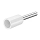 E0508 Insulated Cord Pin End Terminal White (0.5mm² / 22 AWG)