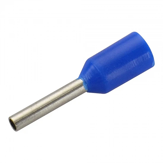 E1008 Insulated Cord Pin End Terminal (1.0mm² / 18 AWG)