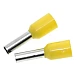 E2508 Insulated Cord Pin End Terminal Yellow (2.5mm² / 14 AWG)