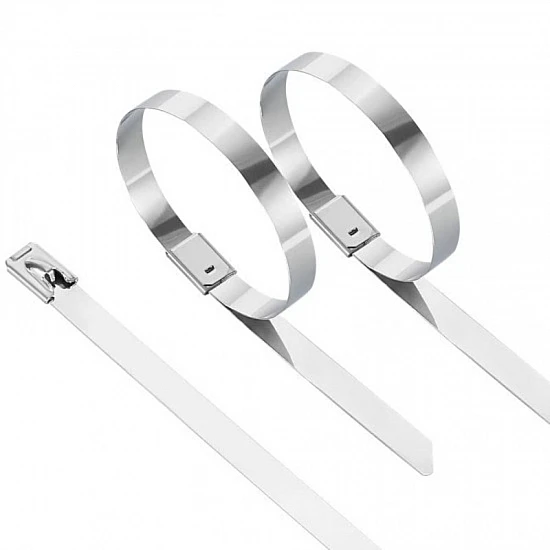 300 x 4.6 mm Ball Lock Stainless Steel Cable Tie