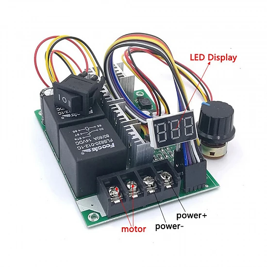 40A Reversible DC Motor Speed Controller 12V 24V 36V