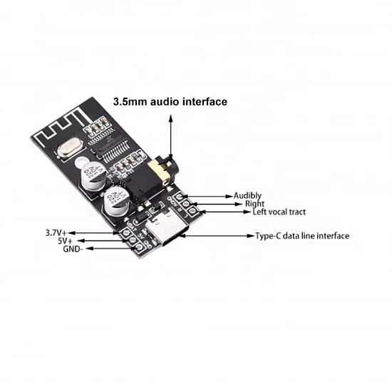 MH-M28 Wireless Bluetooth 4.2 Audio Receiver Module Type-C