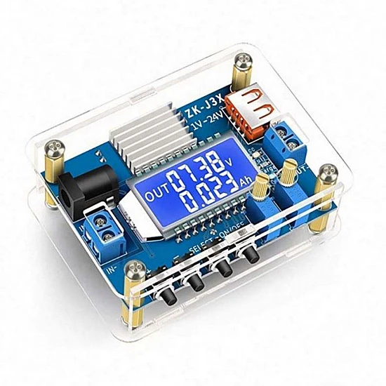 ZK-J3X 3A Adjustable CC CV Step-Down Buck Converter with LCD