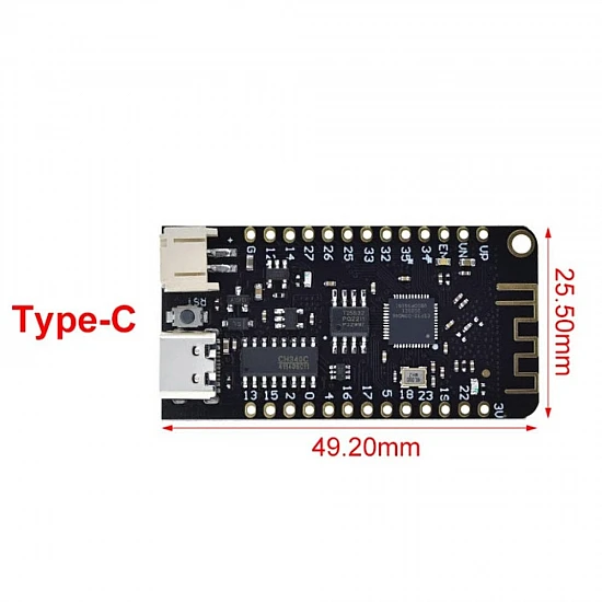 ESP32 V1.0.0 Development Board WiFi/BLE Type-C 