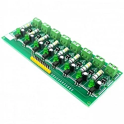 8-Channel 220V AC Optocoupler Isolation Detection Module
