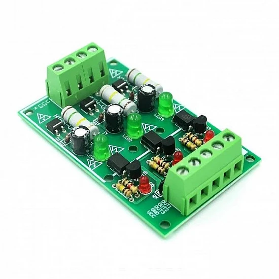 3-Channel 220V AC Optocoupler Isolation Detection Module