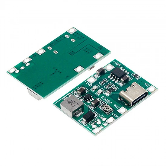 J5019 3.7V to 9V 5V 2A 18650 Lithium Battery Charge Discharge Integrated Module Type-C 