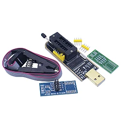 CH341B Gold USB Programmer Kit with SOP8 Test Clip