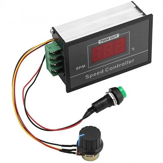 Digital Display PWM DC Motor Speed Controller 6V-48V