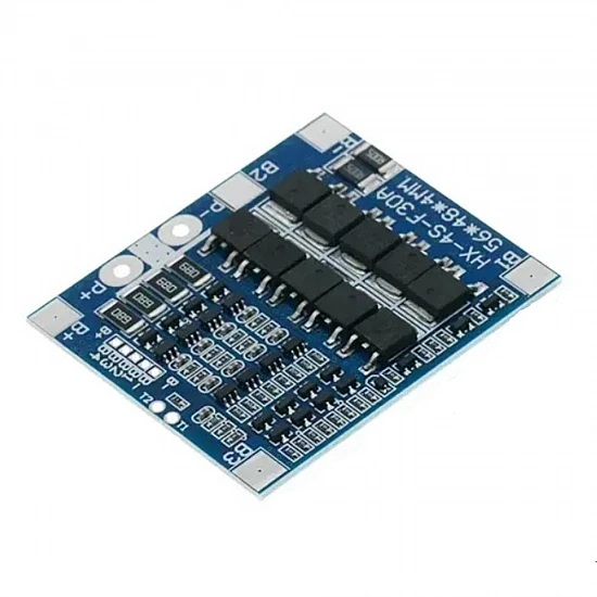 4S 30A 12.8V LiFePO4 Battery Protection Board BMS with Equalization