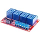 4-Channel 12V Relay Module with Optocoupler Isolation