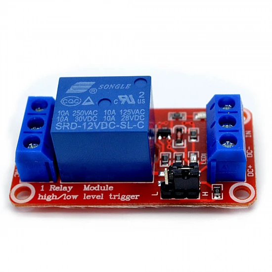 1 Channel 12V Relay Module with Optocoupler Isolation
