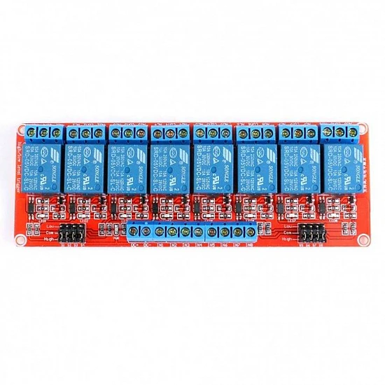 8 Channel 5V Relay Module with Optocoupler Isolation