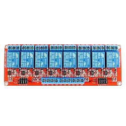 8 Channel 12V Relay Module with Optocoupler Isolation