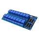 16-Channel 5V Relay Module with Optocoupler and LM2596