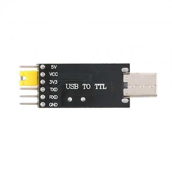 CH340G USB Type-C Male to TTL OTG Serial Converter Module