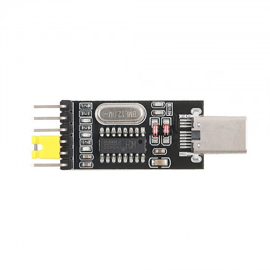 CH340G USB Type-C Male to TTL OTG Serial Converter Module
