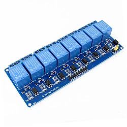 8 Channel 12V Relay Module with Optocoupler Isolation
