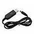 USB 5V to 12V DC Step-Up Boost Converter Cable 1m