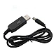 USB 5V to 12V DC Step-Up Boost Converter Cable 1m