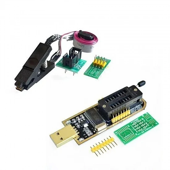 CH341B USB BIOS Programmer Kit with SOP8 Test Clip