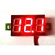 0.36 Inch 2-Wire LED Digital Voltmeter DC 2.7V-32V Red