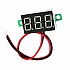 0.36 Inch 2-Wire LED Digital Voltmeter DC 2.7V-32V Red