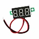0.36 Inch 2-Wire LED Digital Voltmeter DC 2.7V-32V Red