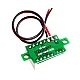 0.36 Inch Mini Digital Voltmeter DC 2.7V-32V Green