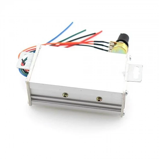 9V-60V PWM DC Motor Speed Controller 20A Metal Case