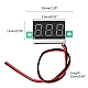 0.36 Inch 2-Wire LED Digital Voltmeter DC 2.7V-32V Blue