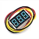 0.36 Inch 2-Wire LED Digital Voltmeter DC 2.7V-32V Blue