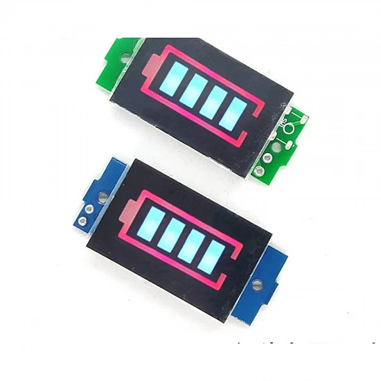 6S Lithium Battery Capacity Indicator Module 25.2V Blue