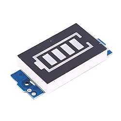 6S Lithium Battery Capacity Indicator Module 25.2V Blue