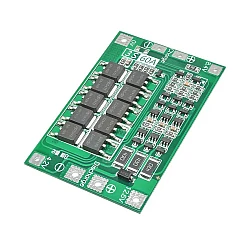 3S 60A 12.6V Li-ion Battery Protection Board BMS with Balance/Equalizer